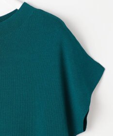 ANY SIS 【洗える】ボトルネックフレンチスリーブ ニットT