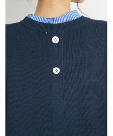 CRAFT STANDARD BOUTIQUE 【洗える】ニットベスト+シャツワンピース-SET