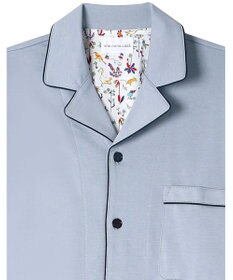 une nana cool 【綿100％】やわらか天竺メンズパジャマ　ＭＡＤＥ　ＷＩＴＨ　ＬＩＢＥＲＴＹ　ＦＡＢＲＩＣ