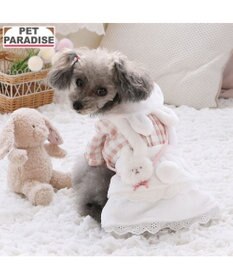 PET PARADISE ペットパラダイス チェック うさぎ スカート 小型犬