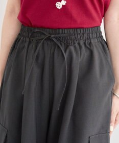 Green Parks 麻調ミリタリーカーゴパンツ