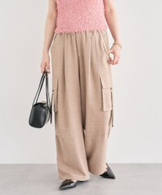 Green Parks 麻調ミリタリーカーゴパンツ