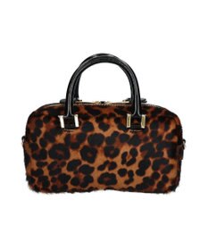 INTER-CHAUSSURES 【CHRISTIAN VILLA】レオパード柄スモールサイズハンドバッグ