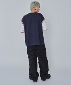 WEGO 【ユニセックス着用ITEM/MLサイズ展開】フェイクタンクグラフィックT（SS）