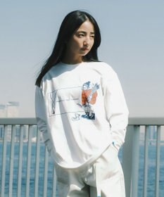 SHARE PARK LADIES 【LADIES】吸水速乾 フロントプリントTシャツ