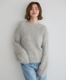 YECCA VECCA フェザーMIXロービングニット