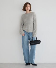 YECCA VECCA フェザーMIXロービングニット