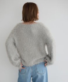 YECCA VECCA フェザーMIXロービングニット