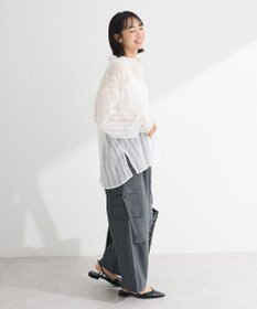 Green Parks 麻調ミリタリーカーゴパンツ