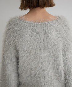 YECCA VECCA フェザーMIXロービングニット