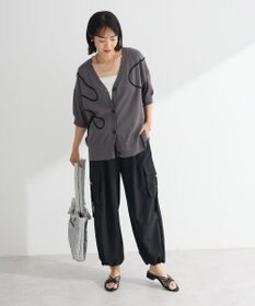 Green Parks 麻調ミリタリーカーゴパンツ