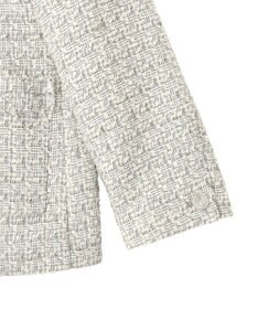 YECCA VECCA ノーカラーツイードジャケット