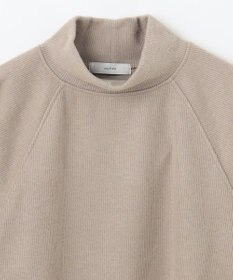 ANY L リブ起毛モックネックプルオーバー