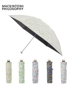 MOONBAT 【 遮光率100％/遮熱/UV/軽量】MACKINTOSH PHILOSOPHY(マッキントッシュフィロソフィー)晴雨兼用日傘 Snowblue Garden Barbrella バーブレラ 折りたたみ傘 フワクール生地使用