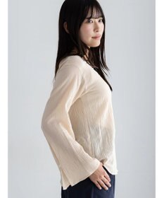 Te chichi クレープフレアスリーブブラウス【AOYAMA FASHION ASSOCIATION × Te chichi】