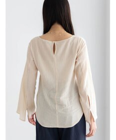 Te chichi クレープフレアスリーブブラウス【AOYAMA FASHION ASSOCIATION × Te chichi】