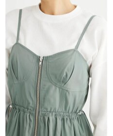 Green Parks ・ＳＵＧＡＲ　ＳＰＯＯＮ　コルセット風キャミワンピース