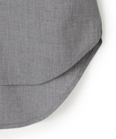 23区 【SLOW/一部店舗限定】ライトタンブラータフタ バックボタン シャツ