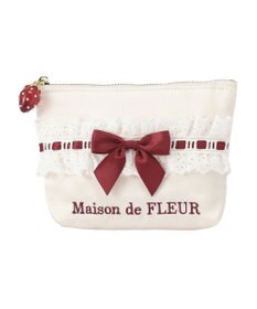 Maison de FLEUR ガトーフレーズスクエアポーチ