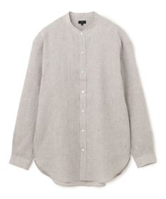 JOSEPH HOMME ノルマンディリネントロピカル　バンドカラーシャツ