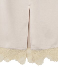 earth music&ecology サテンレーススカート