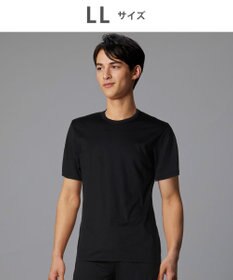 WACOAL MEN インナー　3分袖　綿100％　吸汗速乾　抗菌防臭　クルーネック　アウターとしても着用可能　/ブロス　GL5300