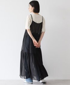 AMERICAN HOLIC ティアードドットキャミワンピース