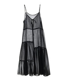 AMERICAN HOLIC ティアードドットキャミワンピース