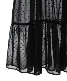 AMERICAN HOLIC ティアードドットキャミワンピース