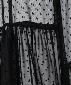 AMERICAN HOLIC ティアードドットキャミワンピース