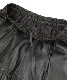 AMERICAN HOLIC 【選べる丈】チンツ加工ティアードスカート