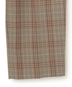 BEIGE， SELMA / チェックウールハイウエストタックパンツ