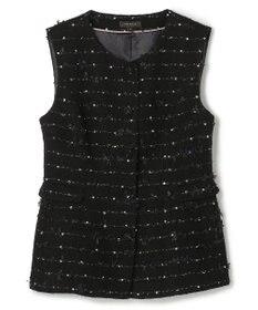 TOCCA 【八木アリサさん着用】【消臭】FLOWER HIDE AND SEEK ジレ ブラック系