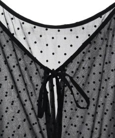 AMERICAN HOLIC ティアードドットキャミワンピース