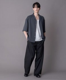 WEGO 【ユニセックス着用ITEM】クレープオープンカラーシャツ（SS）