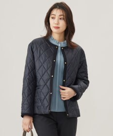 J.PRESS LADIES L 【WEB限定カラーあり・洗える】コンパクトタフタキルティング ブルゾン