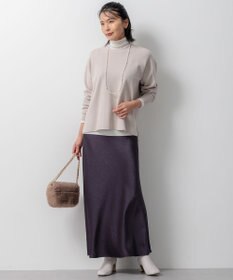 23区 【Oggi1月号/CLASSY.11月号掲載】スムージーコットン タートルネック ニット