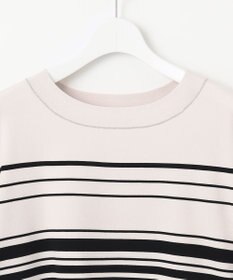 J.PRESS LADIES 【洗える】RAYON ELITE STRETCH ボーダー ニットT