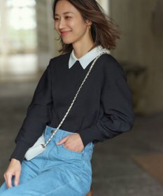 23区 【WEB限定/洗える】23区DENIM ライトダンガリー ワイドパンツ