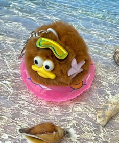 WEGO ぷかぷかモンスターぬいぐるみキーホルダー