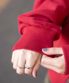 WEGO カレッジロゴビッグジップパーカー