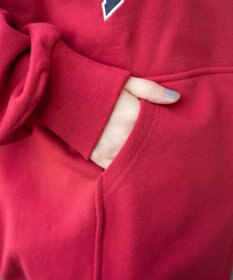 WEGO カレッジロゴビッグジップパーカー