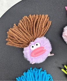 WEGO モケモケモンスターヘアクリップ