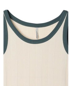 AMERICAN HOLIC バイカラーテレコタンクトップ