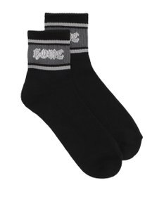 WEGO ラインロゴハイアンクルソックス