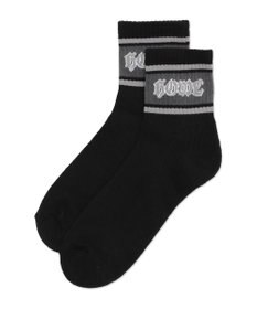 WEGO ラインロゴハイアンクルソックス