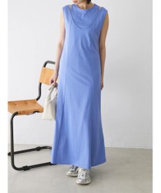 Green Parks カットワークデザインカットソーワンピース