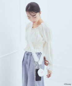 earth music&ecology Ｄｉｓｎｅｙ／チュールフリルスマホショルダー