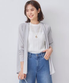 組曲 L 【冷房対策】パウダリージョーゼットカーディガン
