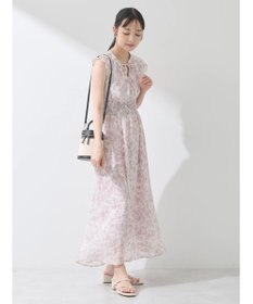 earth music&ecology ノースリ花柄ワンピース